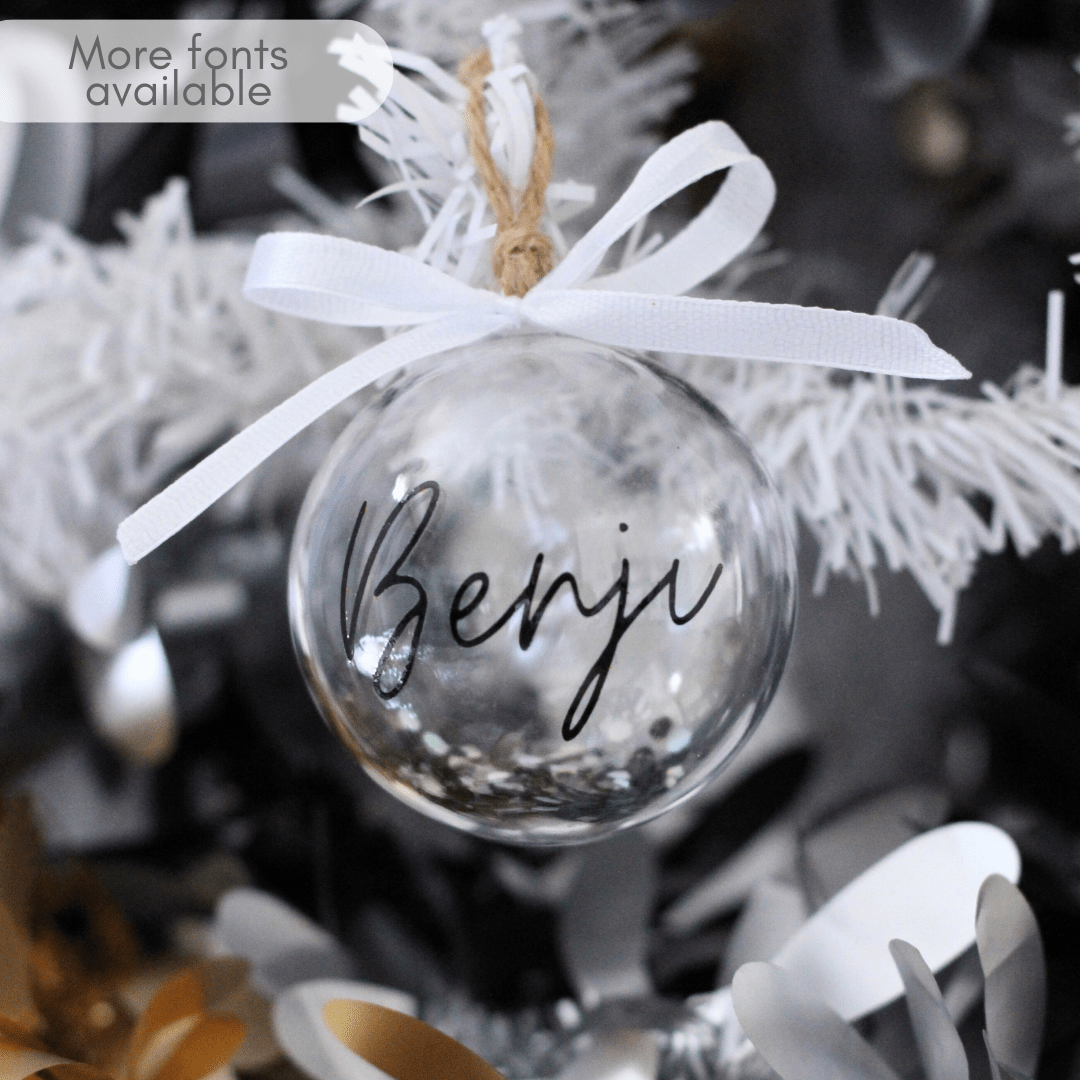Personalised Christmas Bauble