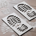Santa Footprint Stencils