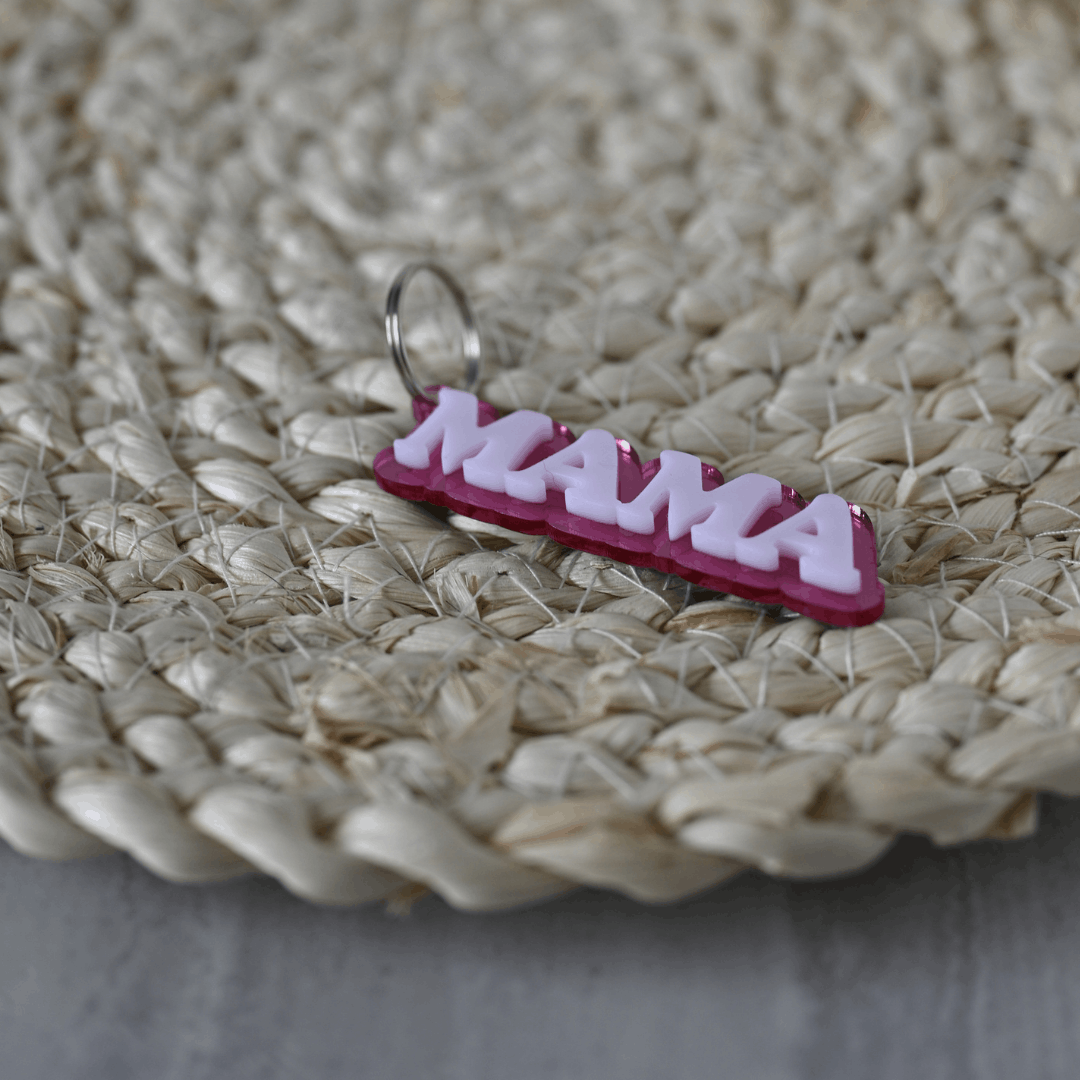 Mama Acrylic Key Ring