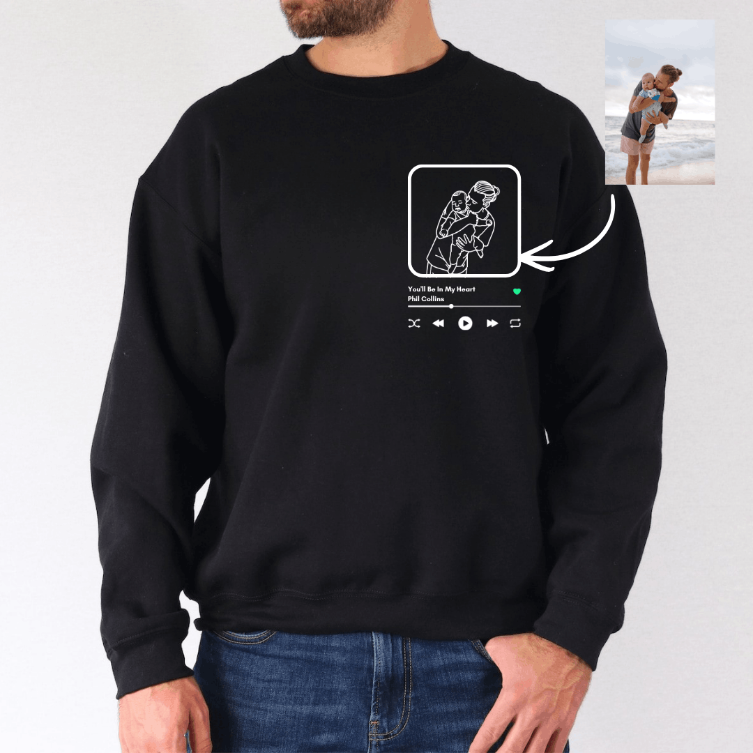 Personalised Song Crew Neck