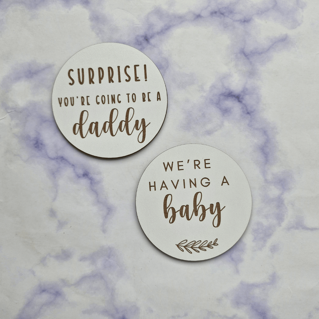 Pregnancy Announcement Disc