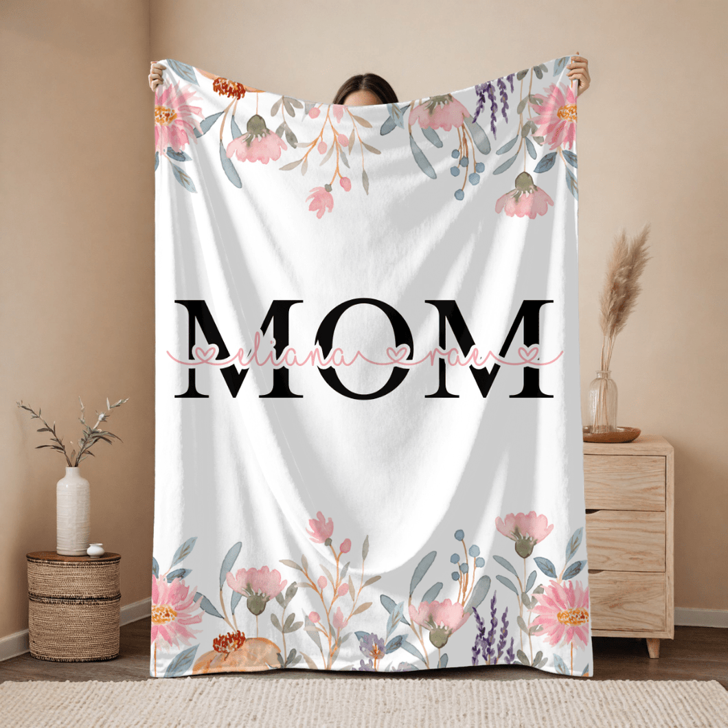 Personalised Mother's Day Blanket | Mother's Day