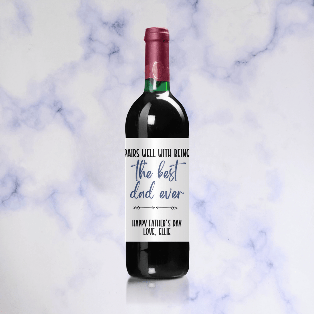 Personalised Bottle Labels | Father's Day