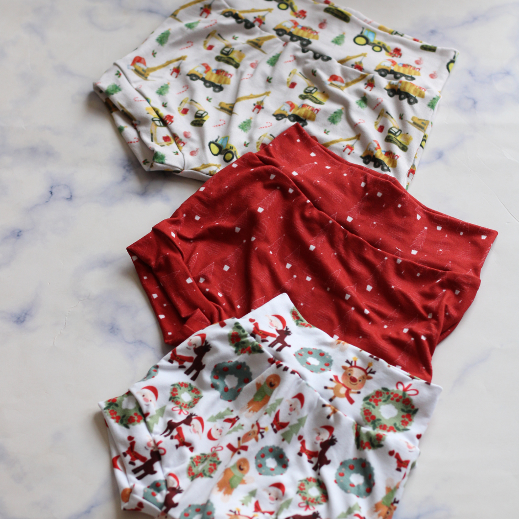 Christmas Bummie Shorts