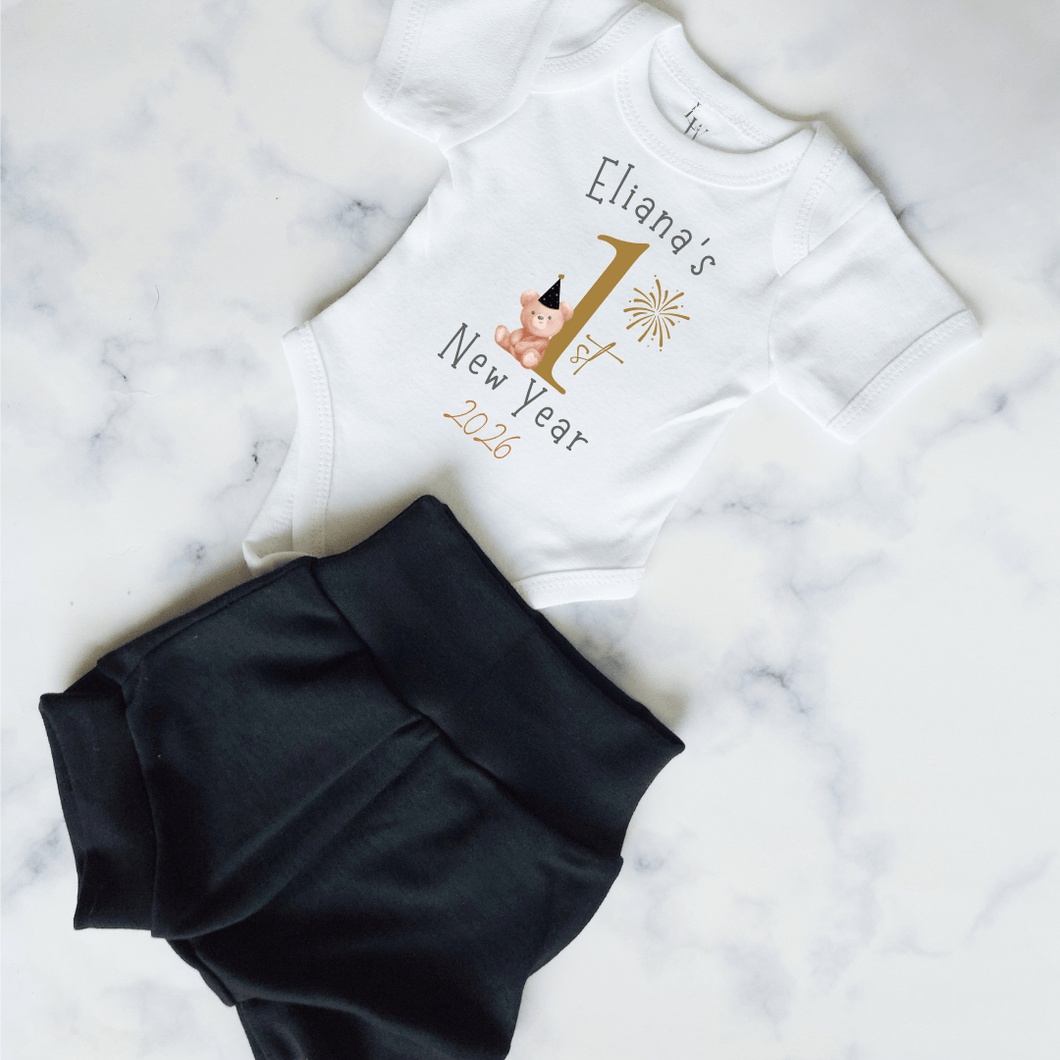 Bear 2 Piece New Year Outfit