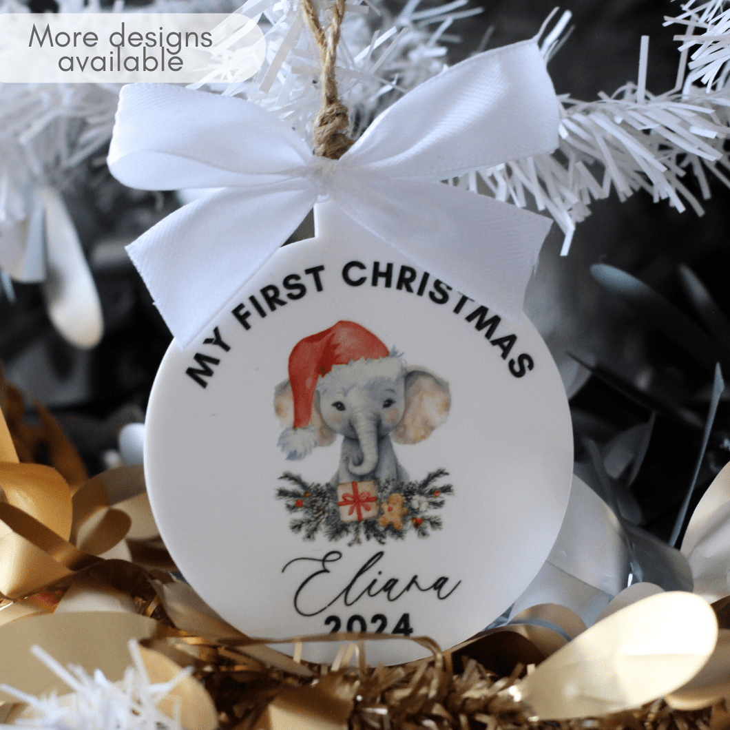 Acrylic First Christmas Ornament