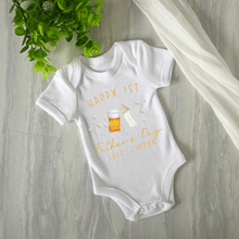 Load image into Gallery viewer, Cheers 1st Father's Day Onesie | Father's Day
