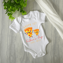 Load image into Gallery viewer, Pizza 1st Father's Day Onesie | Father's Day
