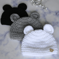 Teddy Ear Crochet Beanie