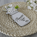 Personalised Wooden Flower Holder Magnets
