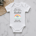 After Every Storm Comes A Rainbow Personalised Pregnancy Announcement Onesie