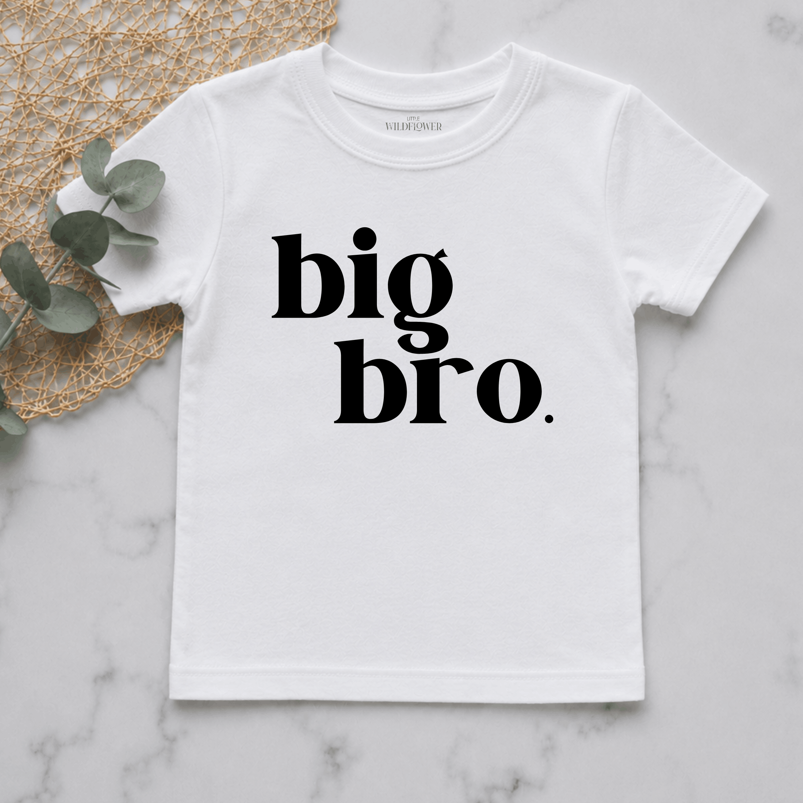 Big Bro Personalised Pregnancy Announcement Kids Shirt
