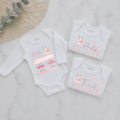 Bunny Personalised Milestone Onesie Set