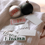 DIY Bauble Label