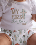 Cross Personalised 3 Piece Christmas Outfit | Christmas