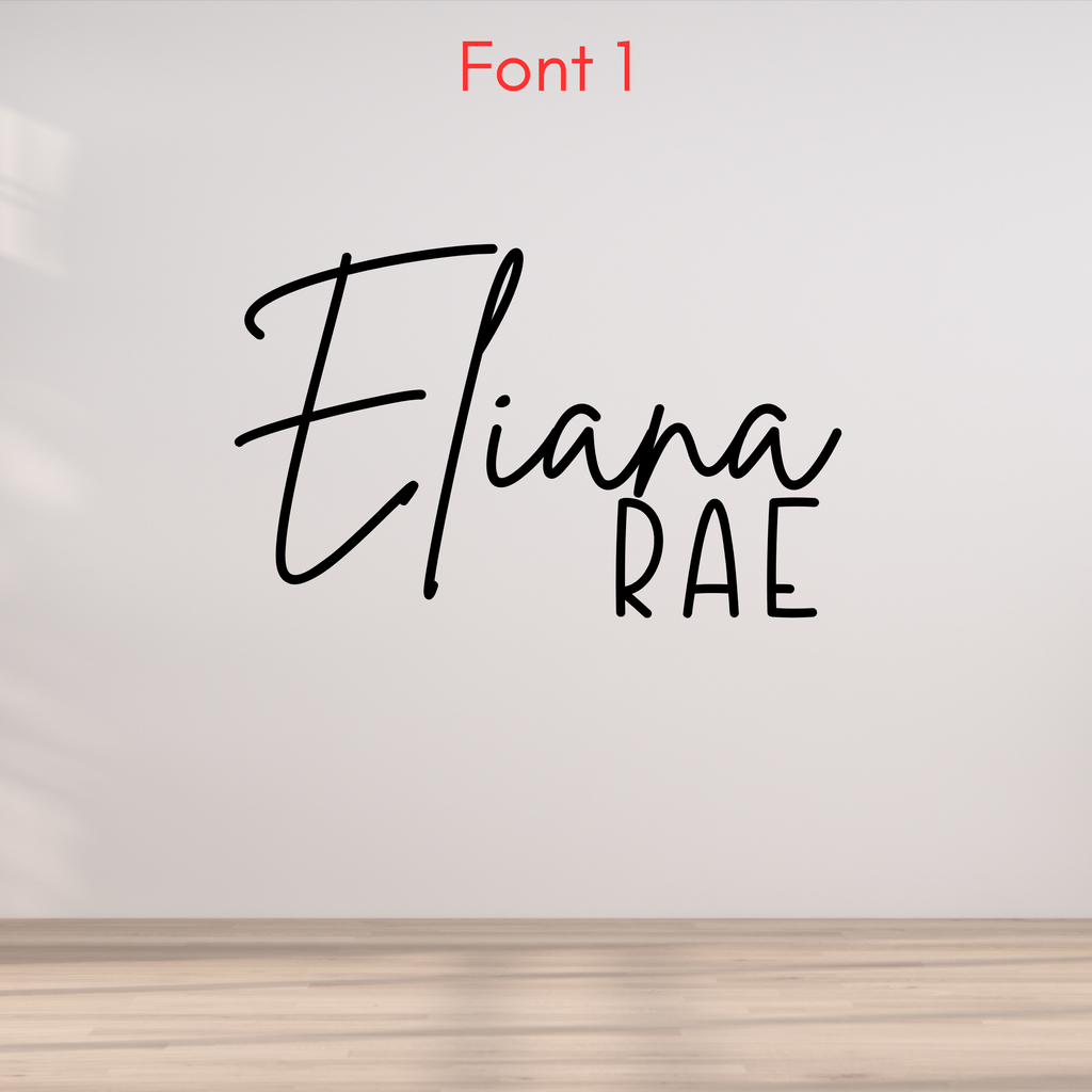 Wooden Name Signs