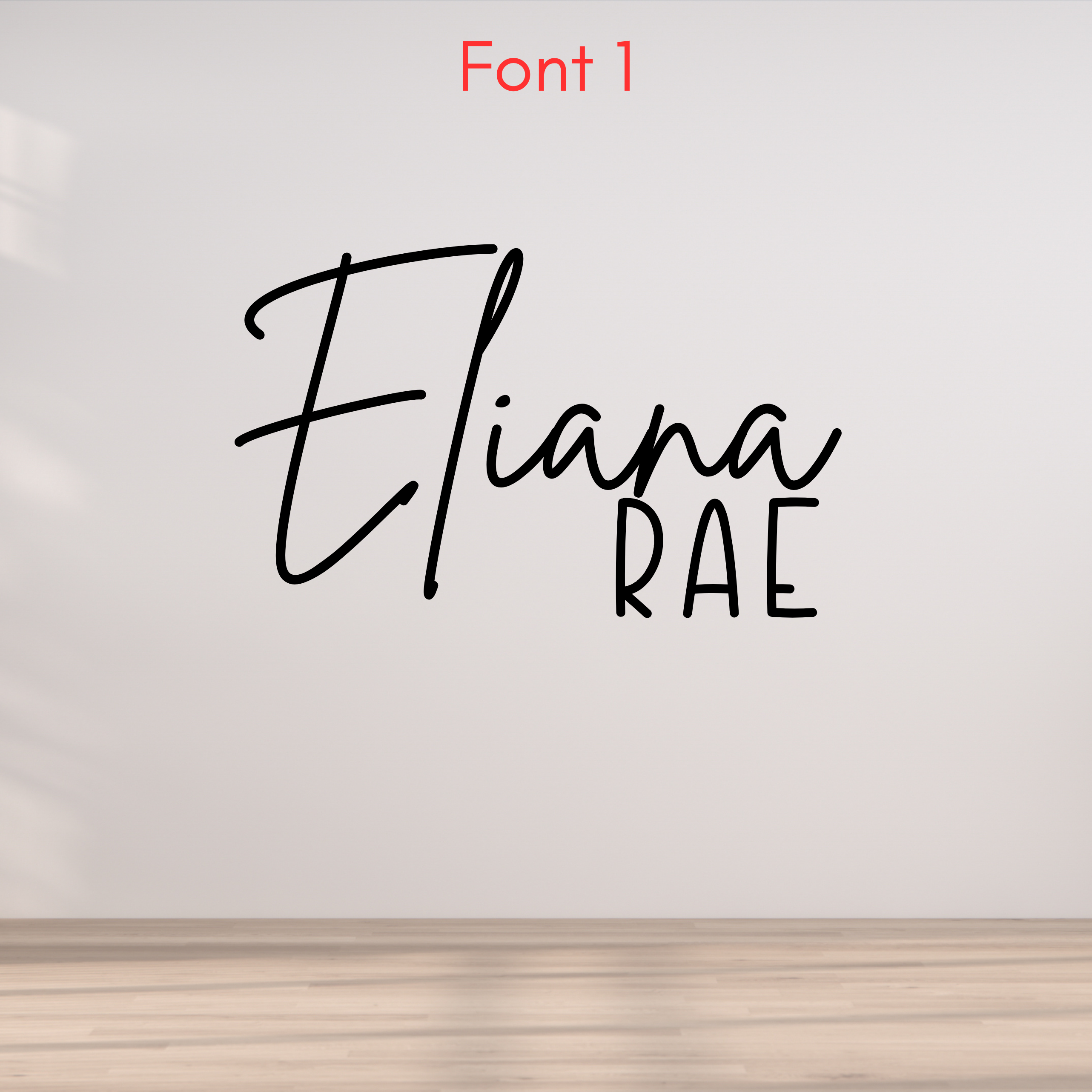 Wooden Name Signs