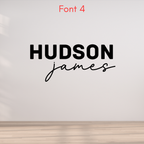 Wooden Name Signs