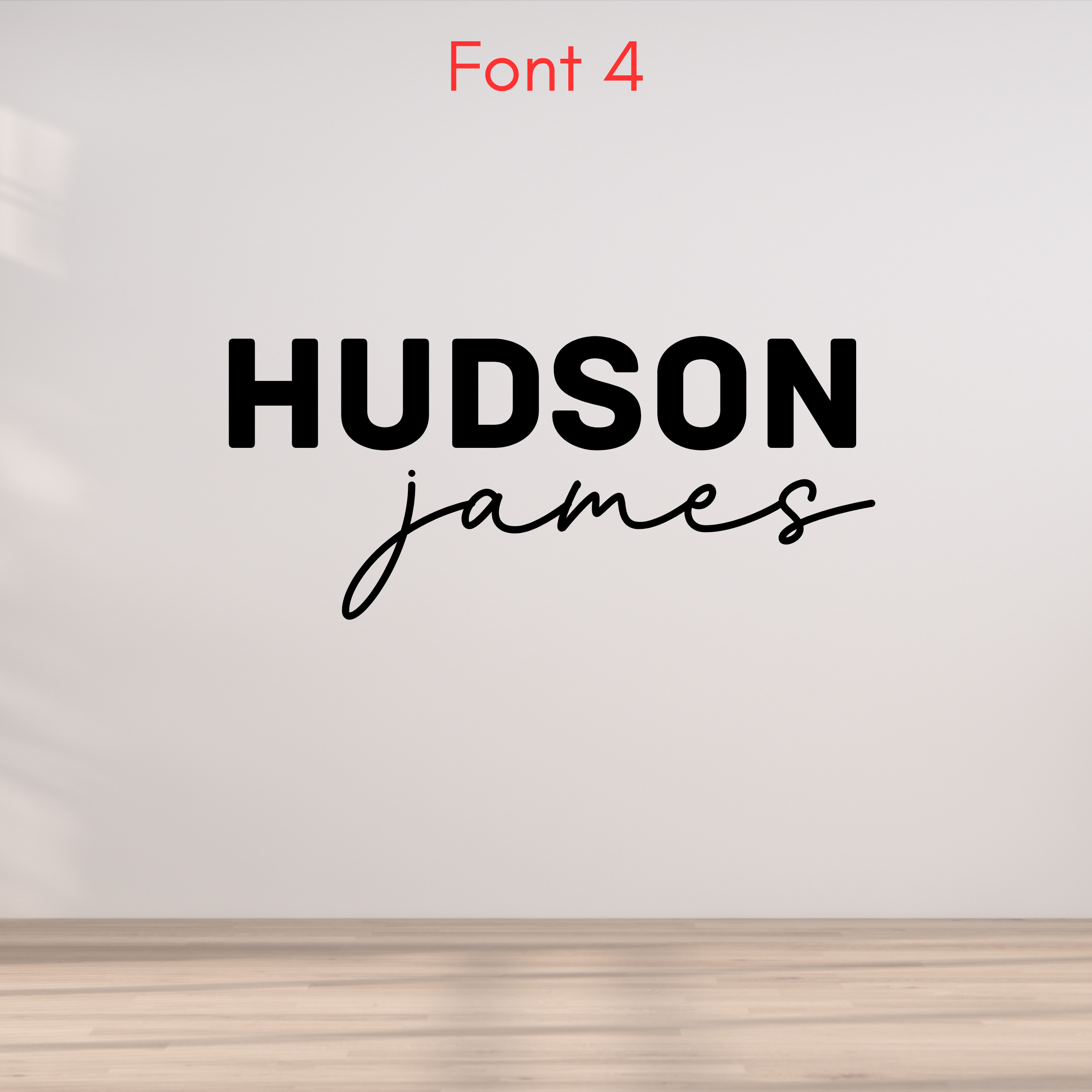 Wooden Name Signs