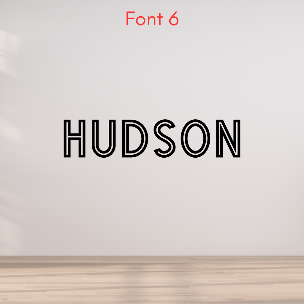 Wooden Name Signs