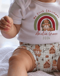 Gingerbread Personalised 3 Piece Christmas Outfit | Christmas