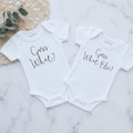 Guess What Twin Set Personalised Onesie