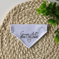 Guess What, Mom's Pregnant Personalised Pregnancy Announcement Dog Bandana