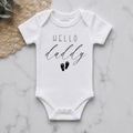Hello Daddy Personalised Pregnancy Announcement Onesie