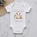 Holy Cow, We're Having A Baby Personalised Pregnancy Announcement Onesie