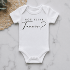How Does Title Sound? Personalised Pregnancy Announcement Onesie