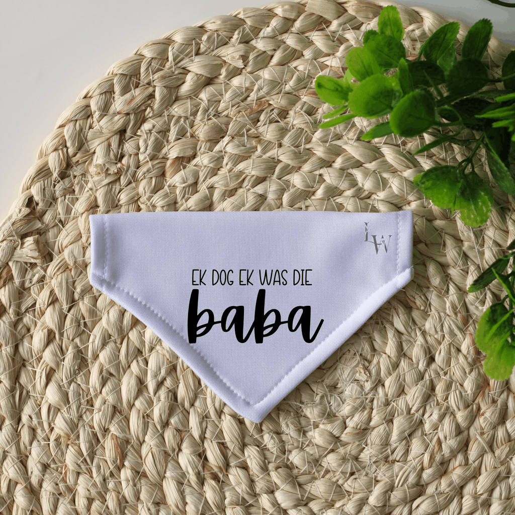 I Thought I Was The Baby Personalised Pregnancy Announcement Dog Bandana