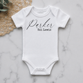 Minimalistic Baby Name Personalised Baby Onesie