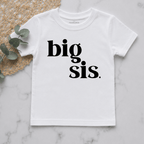 Big Sis Personalised Pregnancy Announcement Kids Shirt