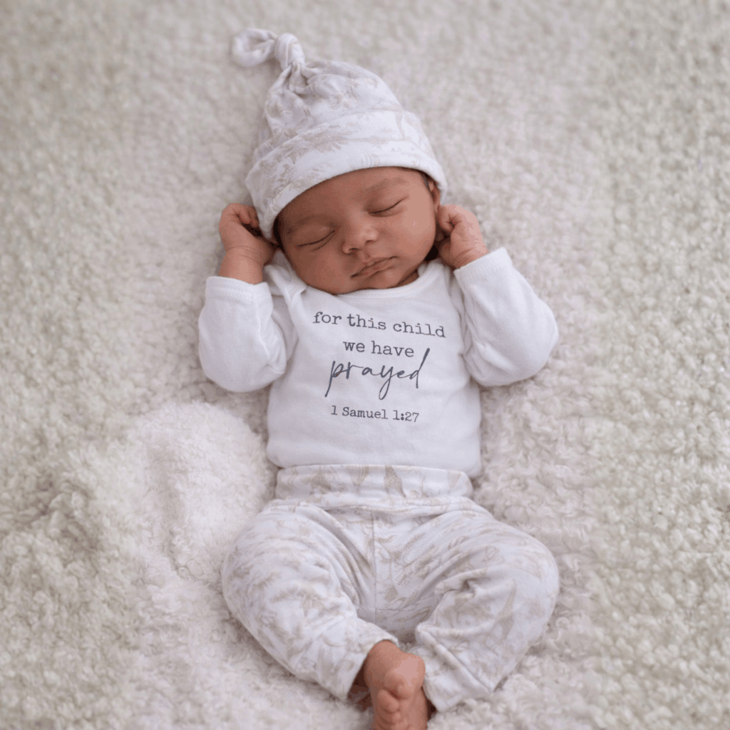 3 Piece Birth Announcement Outfit