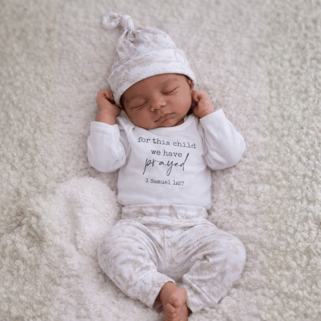 3 Piece Birth Announcement Outfit