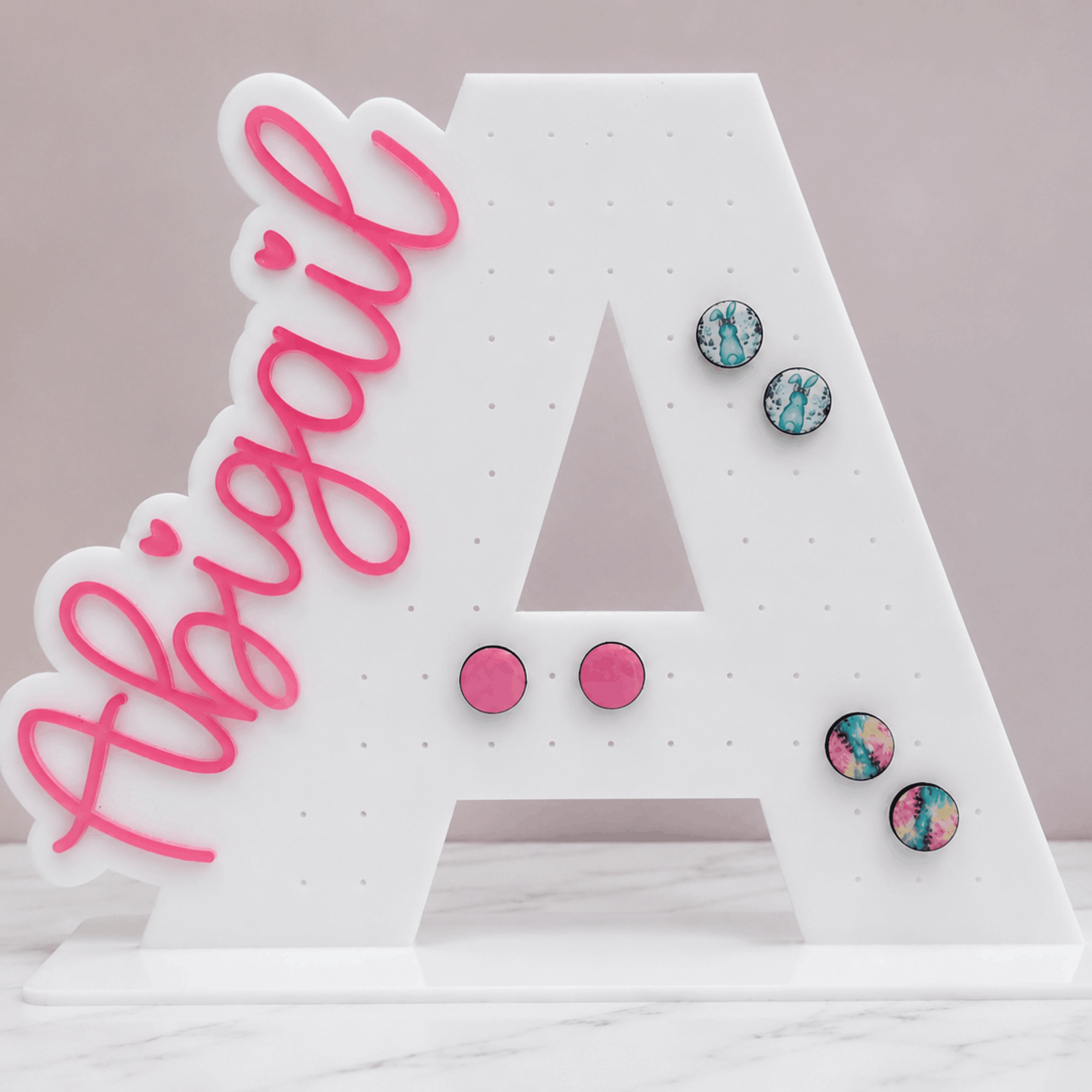Personalised Earring Holder
