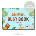 Personalised Printable Animal Activity Book | Digital