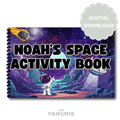 Personalised Printable Space Activity Book | Digital