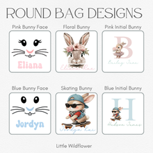 Load image into Gallery viewer, Bunny Trail Treats Small Round Bag Easter Bundle

