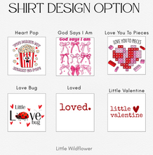 Load image into Gallery viewer, Girls Valentine's Day Kids Shirt
