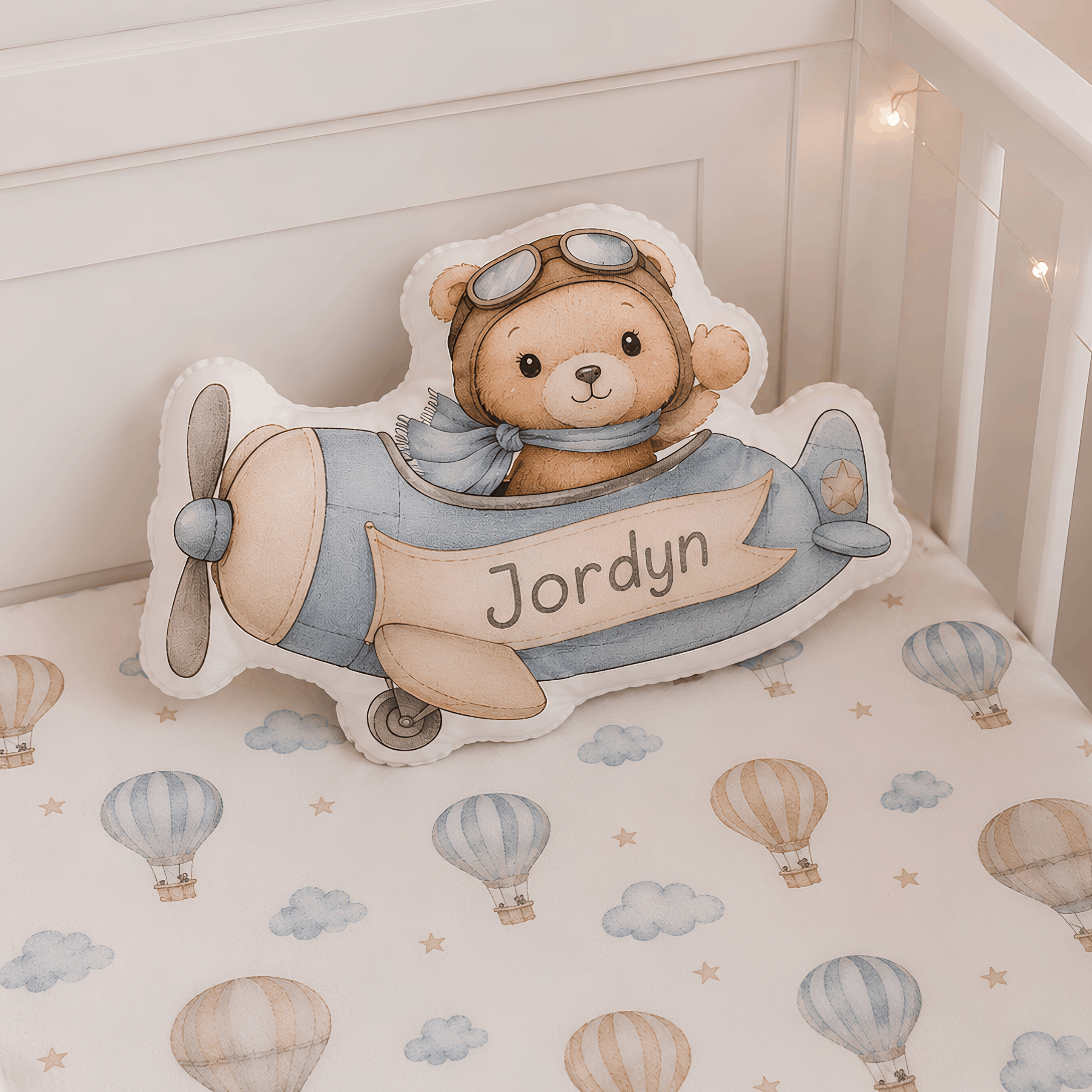 Personalised Shaped Nursery Pillow