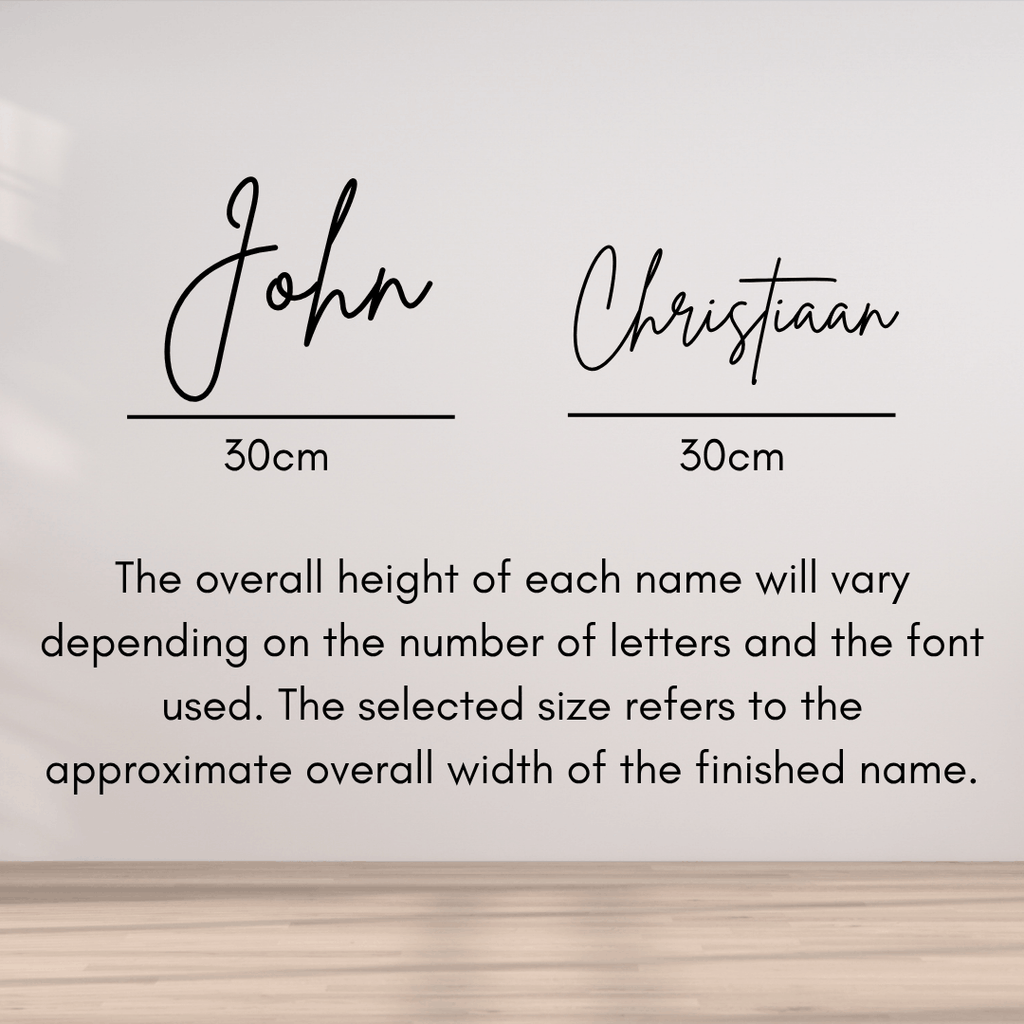 Wooden Name Signs