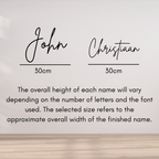 Wooden Name Signs