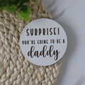 Personalised Pregnancy Announcement Disc