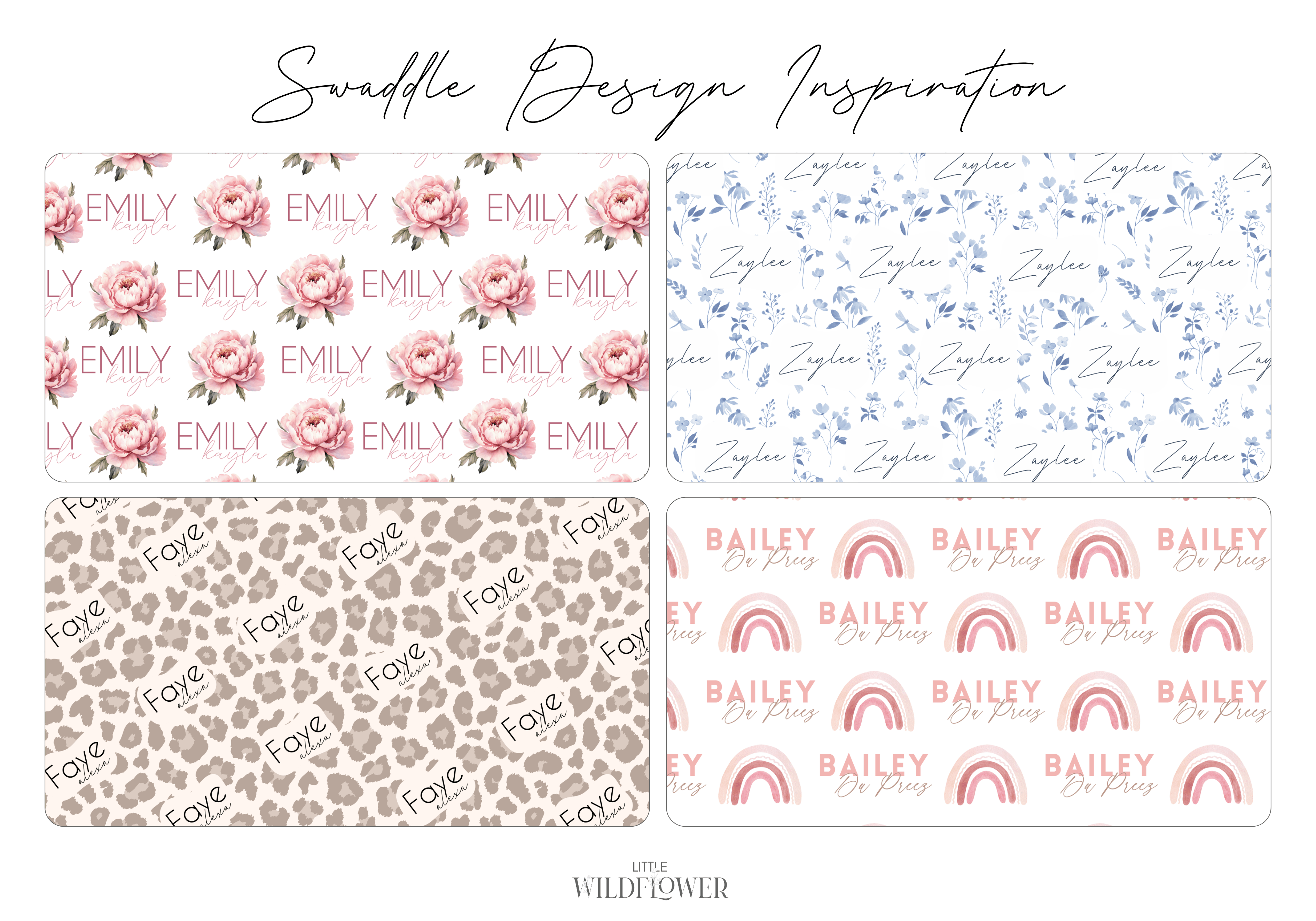 Personalised Swaddle Set