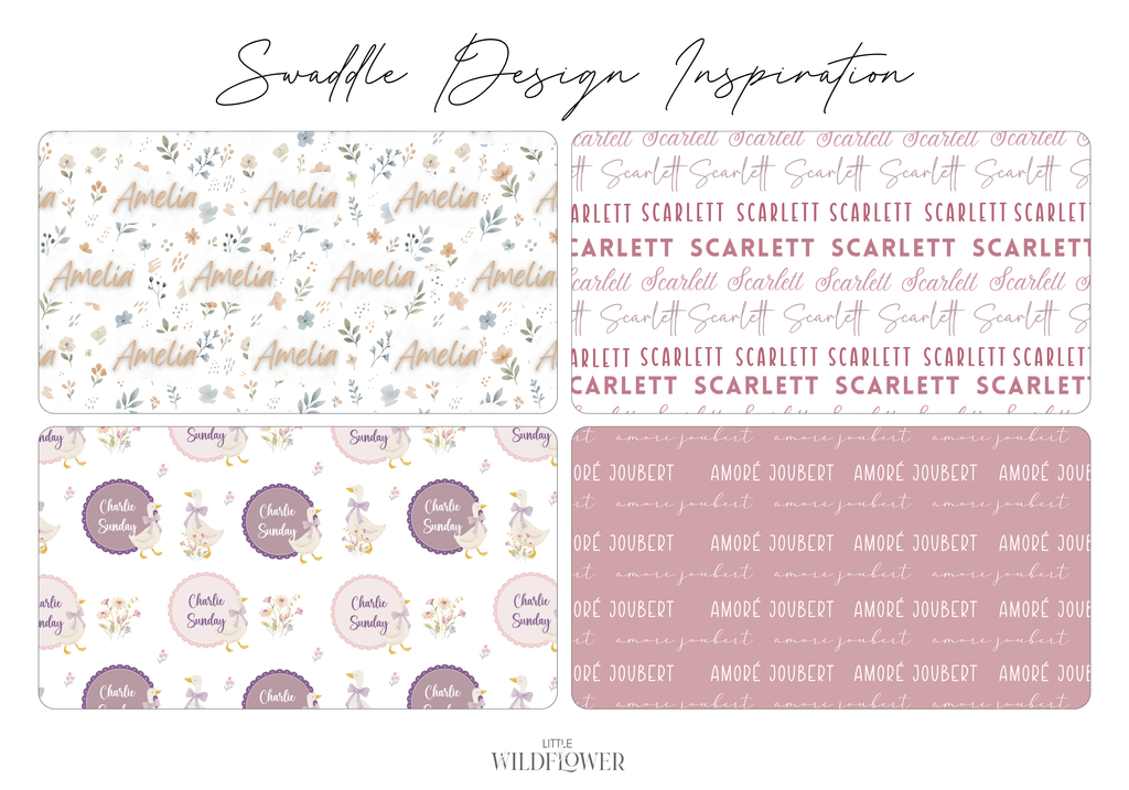 Personalised Swaddle Set
