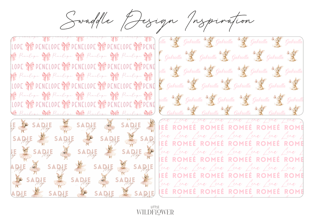 Personalised Swaddle Set