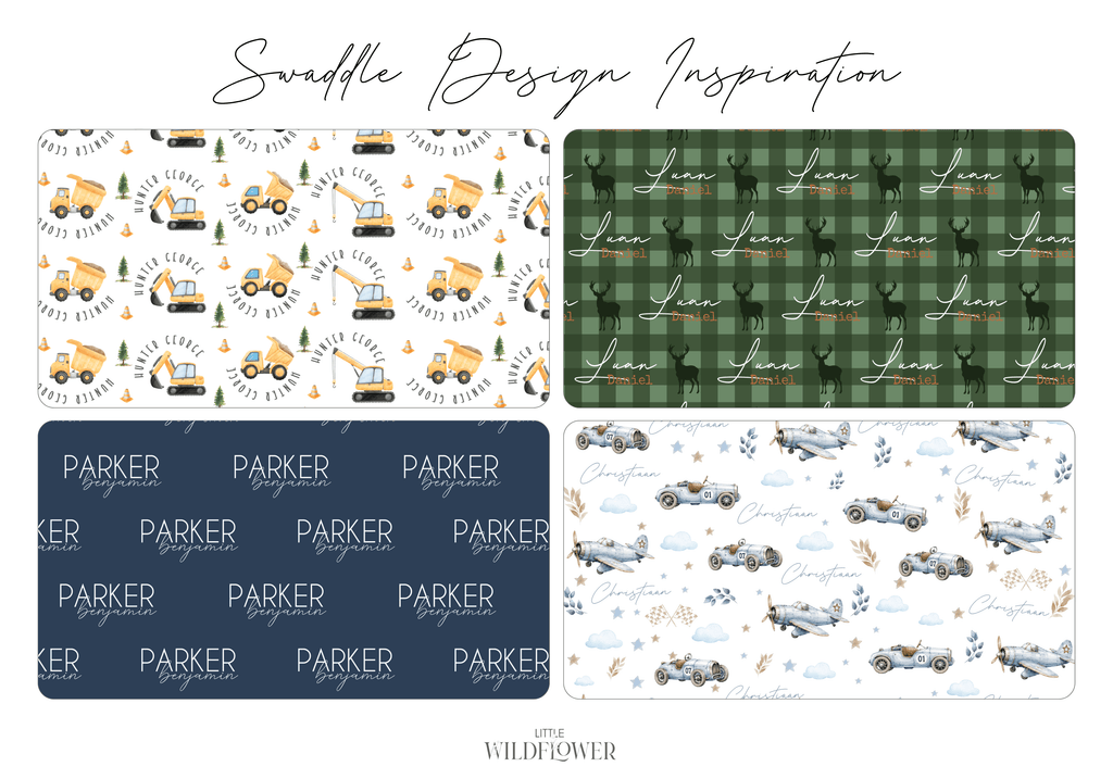 Personalised Swaddle Set