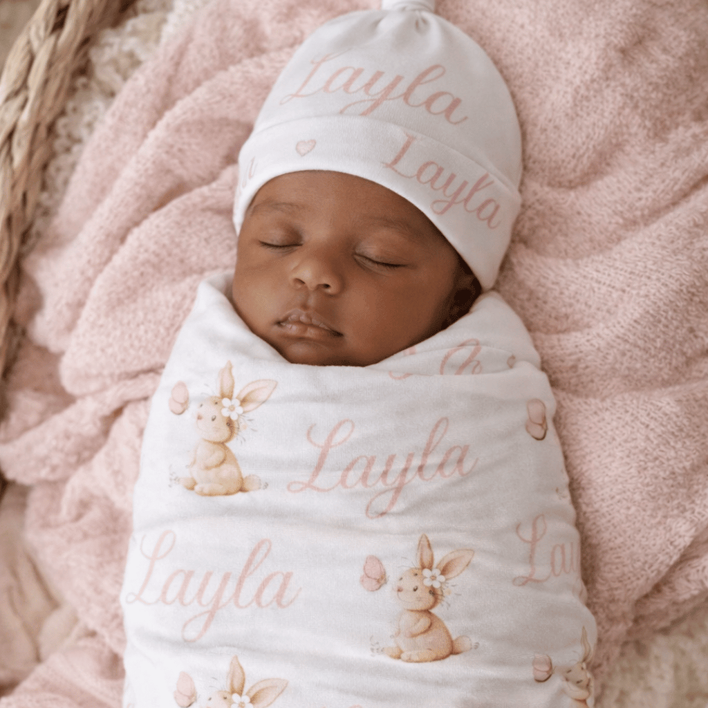 Personalised Swaddle Set