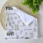 Personalised Hooded Baby Towel Set